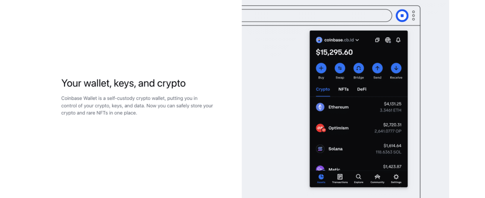 In Coinbase safe? Not really, in my opinion.