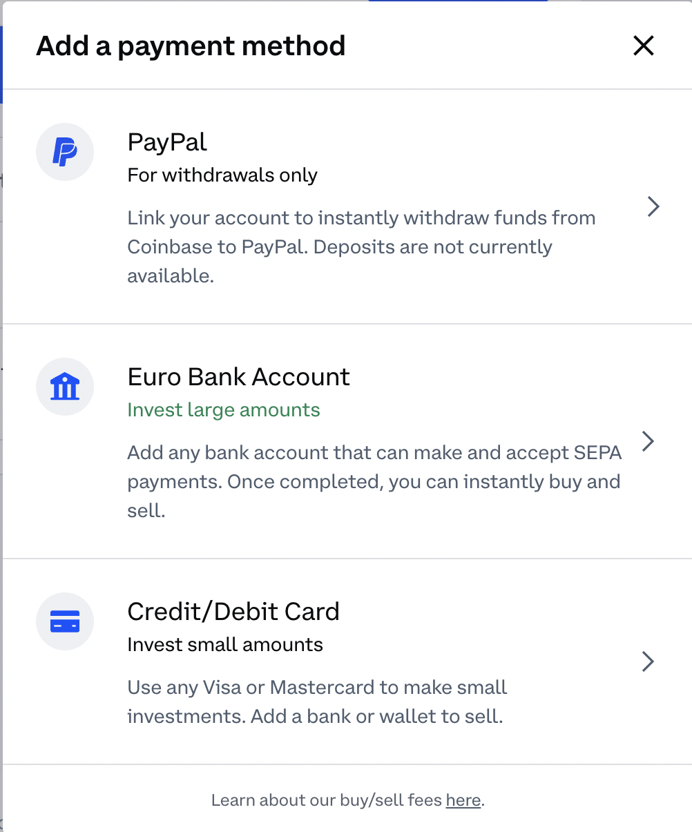 How to Withdraw from Coinbase to PayPal - Coindoo