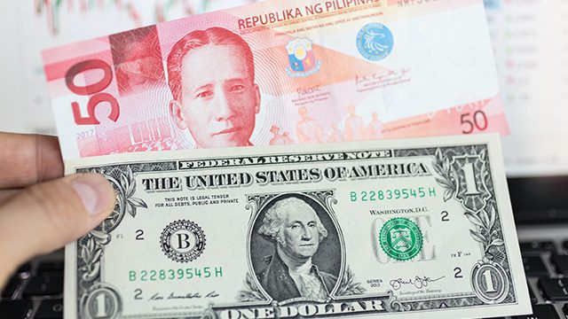 Philippines Exchange Rate against USD, – | CEIC Data