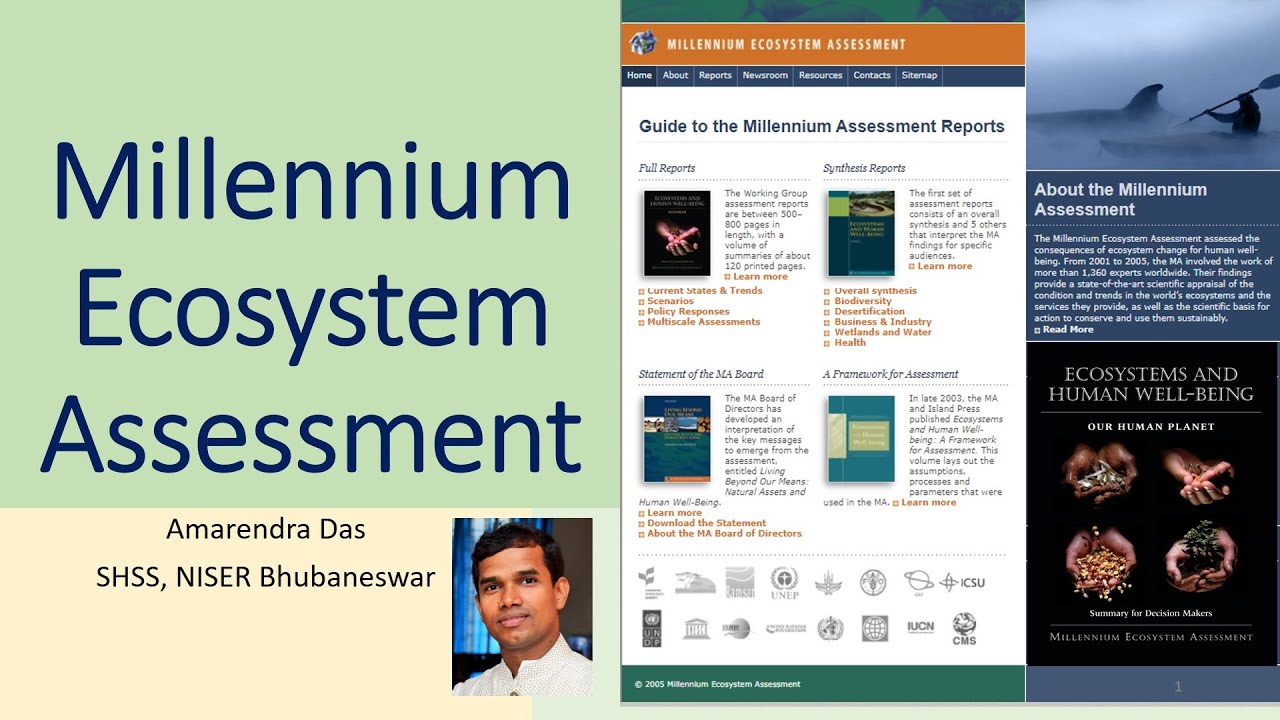 The Millennium Ecosystem Assessment — European Environment Agency