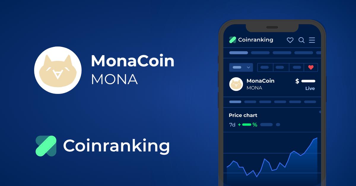 MonaCoin price today, MONA to USD live price, marketcap and chart | CoinMarketCap