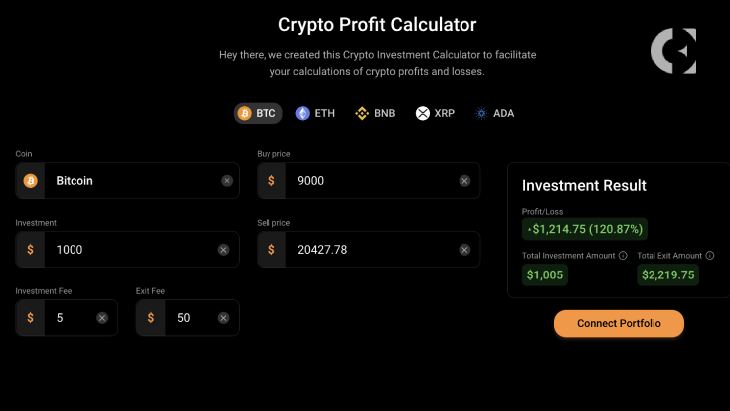 Crypto Average Price Calculator