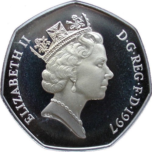 Elizabeth II 50p Value / Mintage