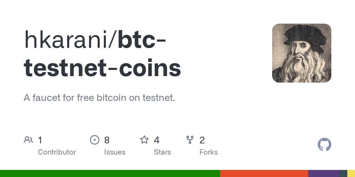 GitHub - hkarani/btc-testnet-coins: A faucet for free bitcoin on testnet.