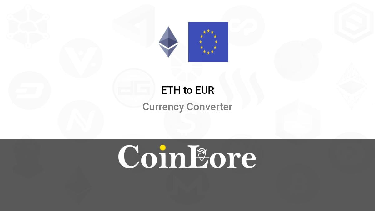 Ethereum to Euro Conversion | ETH to EUR Exchange Rate Calculator | Markets Insider