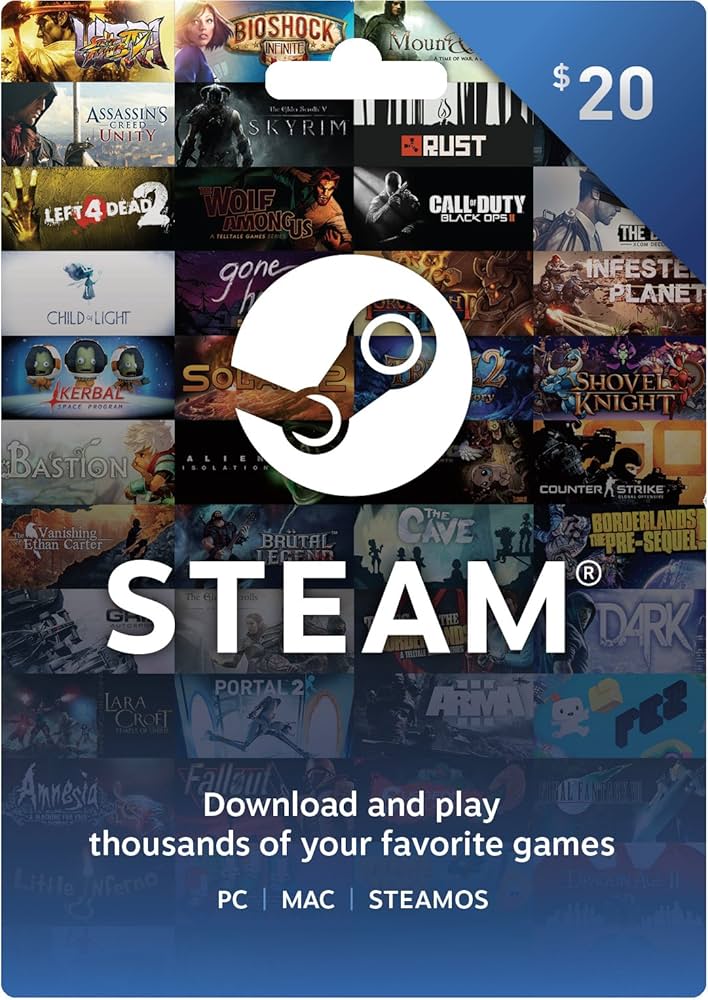 How to Purchase Steam Games with an Amazon Gift Card