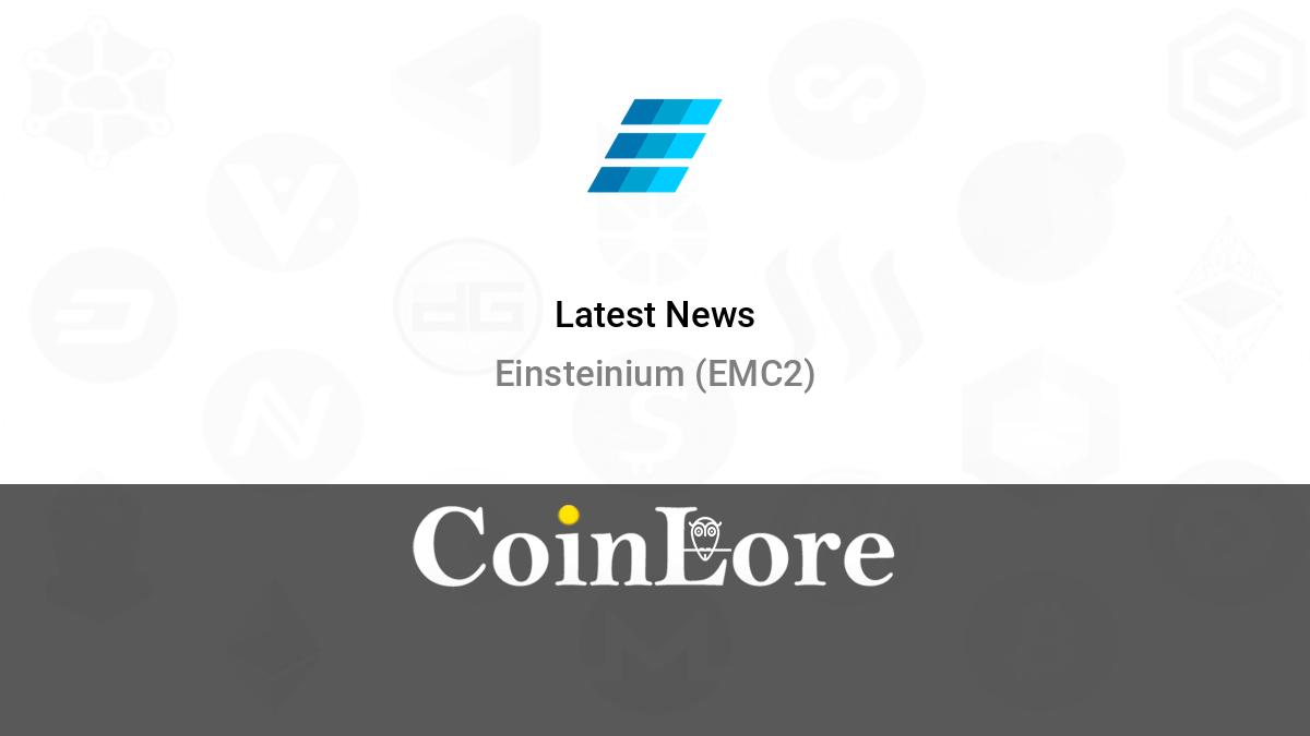 EMC2 ($) - Einsteinium Price Chart, Value, News, Market Cap | CoinFi