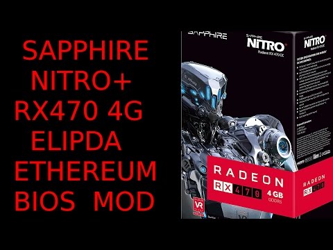 Sapphire Nitro Radeon RX (G) Custom BIOS Modding w/ Elpida Memory - Brendan Greenley