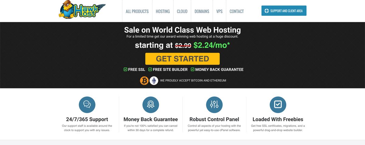 Web hostings accepting cryptocurrencies | NOWPayments