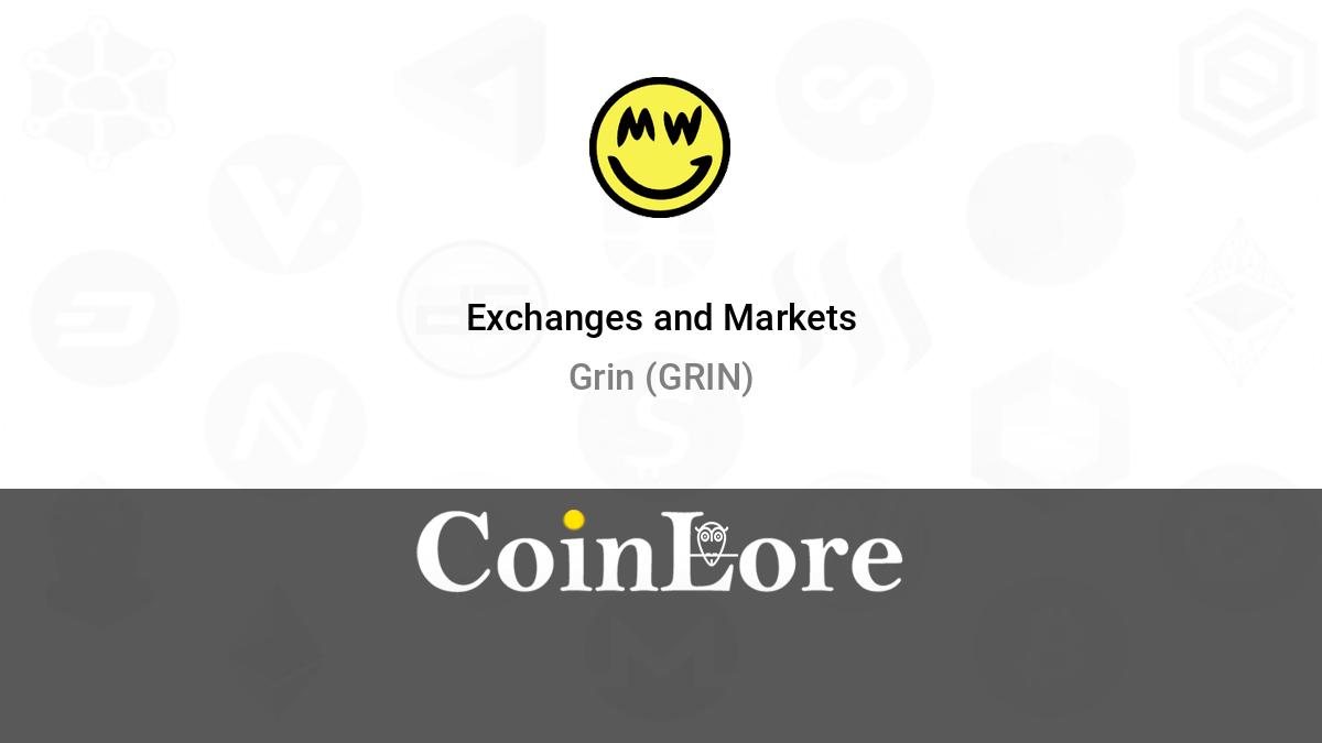 Grin Exchanges GRIN Markets | Buy & Sell & Trade | family-gadgets.ru