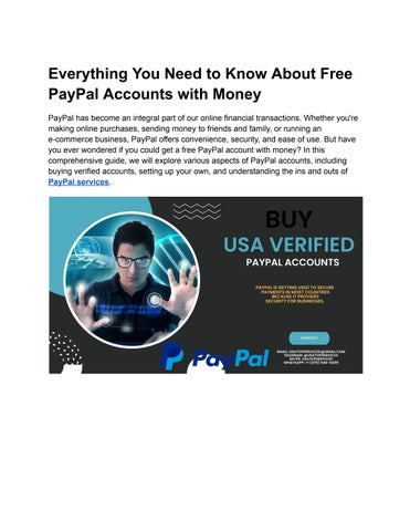 35+ Free PayPal Accounts - Followchain