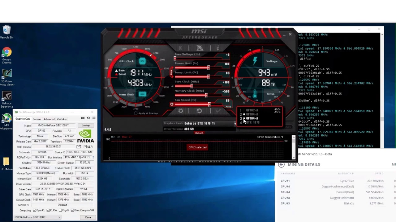 ⛏ NVIDIA GTX Ti Mining Performance and Hashrate | Kryptex