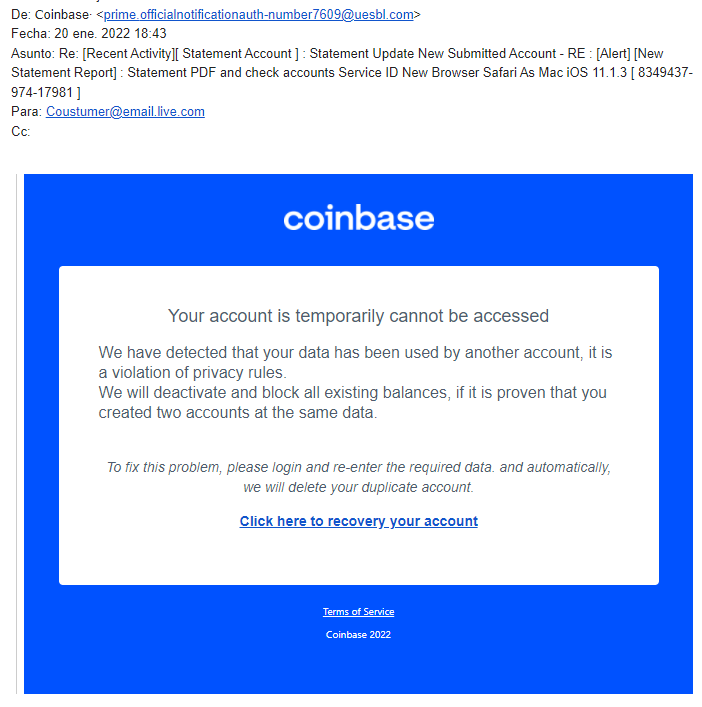 Coinbase users urged to change passwords amid complex phishing scam