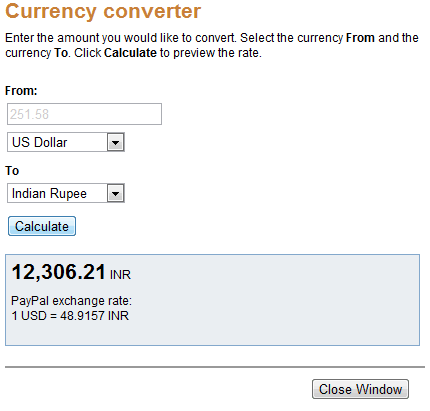 PayPal INR to USD Exchange Rates - Compare & Save