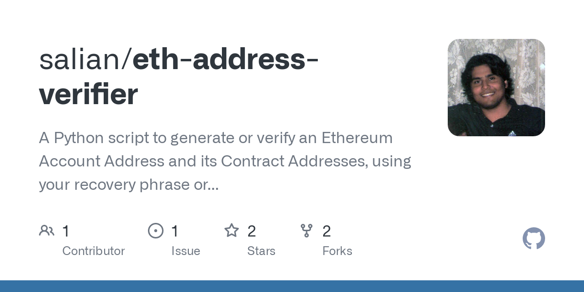 Generate Ethereum Address from Private Key Python - Discussions