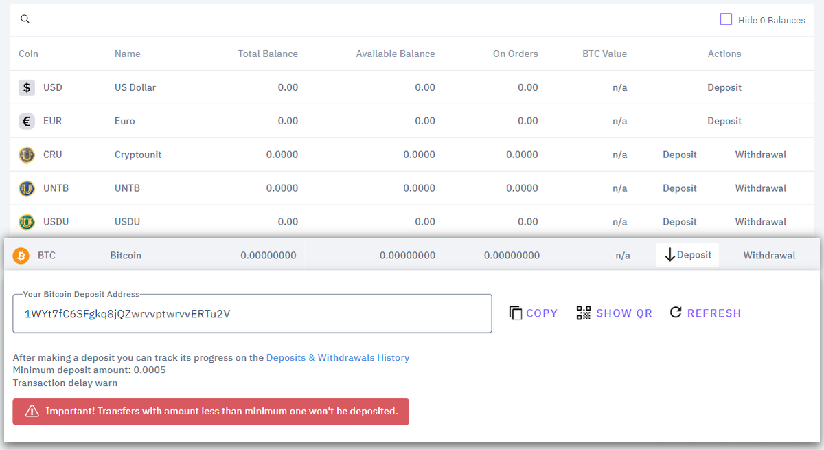 Crypto Exchanges Fiat Deposit Method Fees