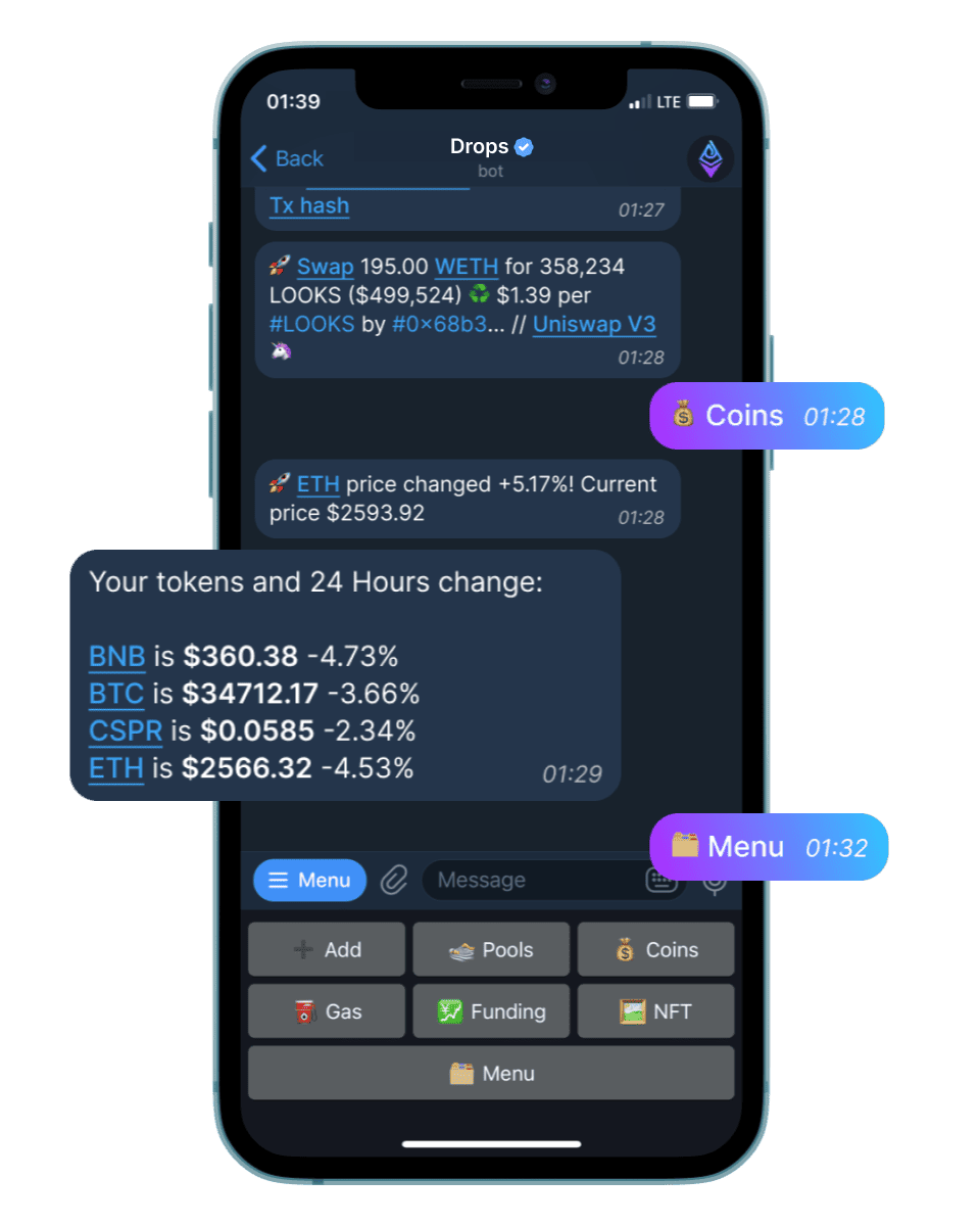 Telegram Bot For Bitcoin & Crypto Notifications - Cryptocurrency Alerting