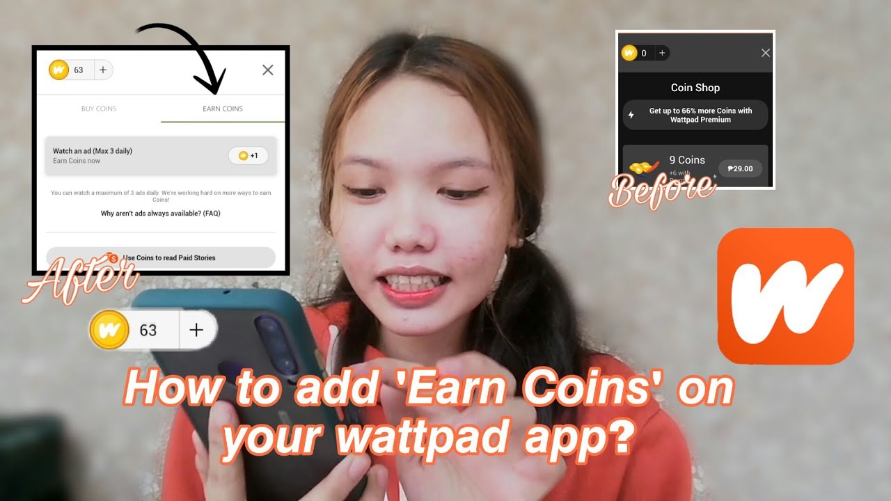 How to get free coins in Wattpad 😎 – Sarang Babe Stories
