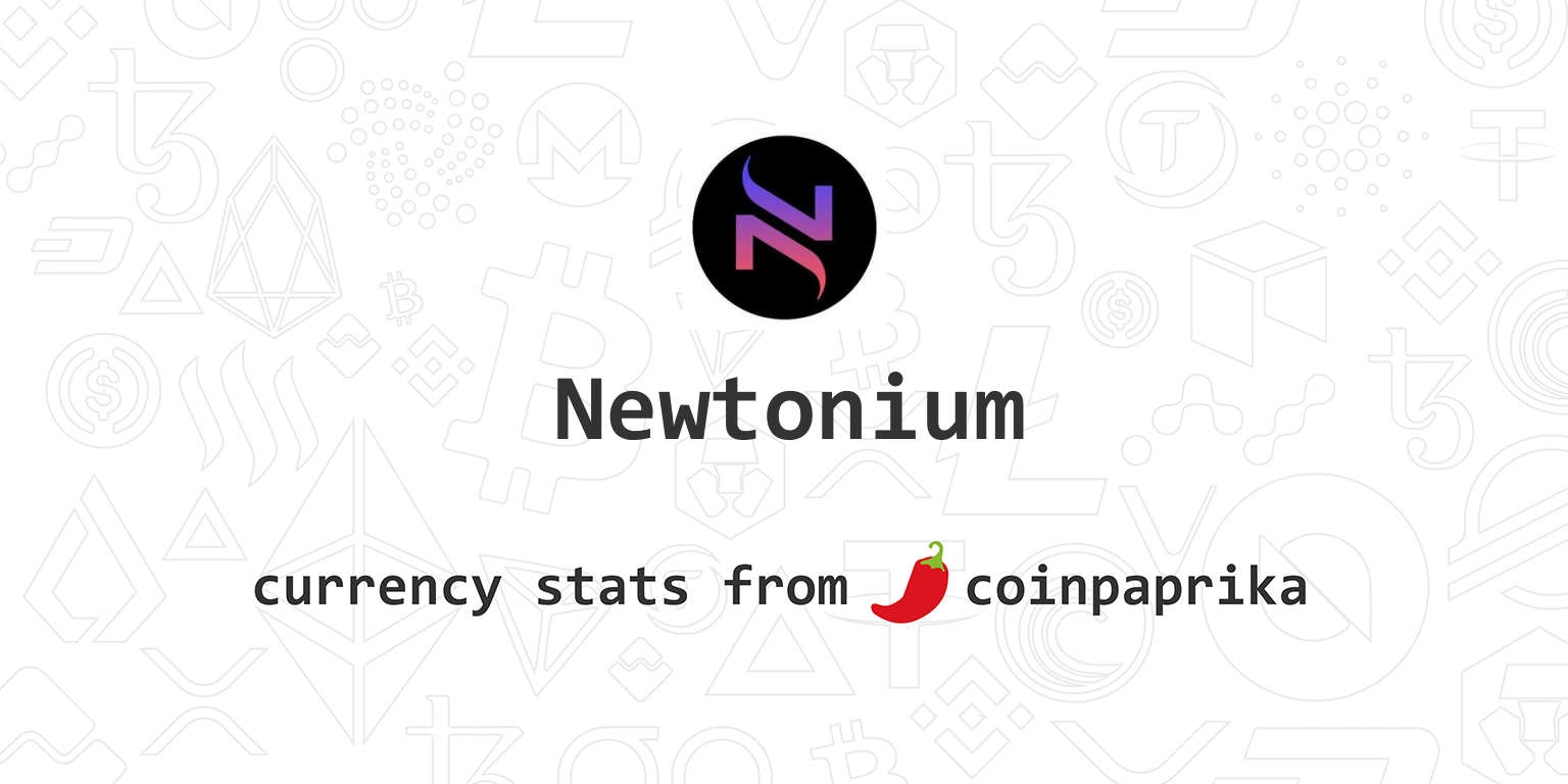 Newtonium Price Today - NEWTON Coin Price Chart & Crypto Market Cap