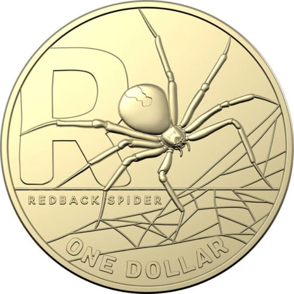 1 Dollar - Elizabeth II (6th Portrait - Redback Spider; Silver Bullion Coin) - Australia – Numista