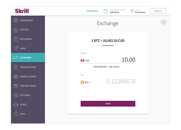 How do I withdraw money to a crypto wallet? | Skrill