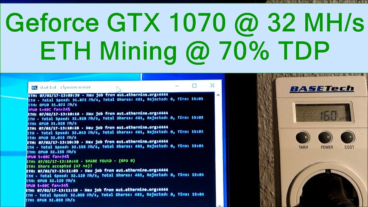 ⛏ NVIDIA GTX Mining Performance and Hashrate | Kryptex