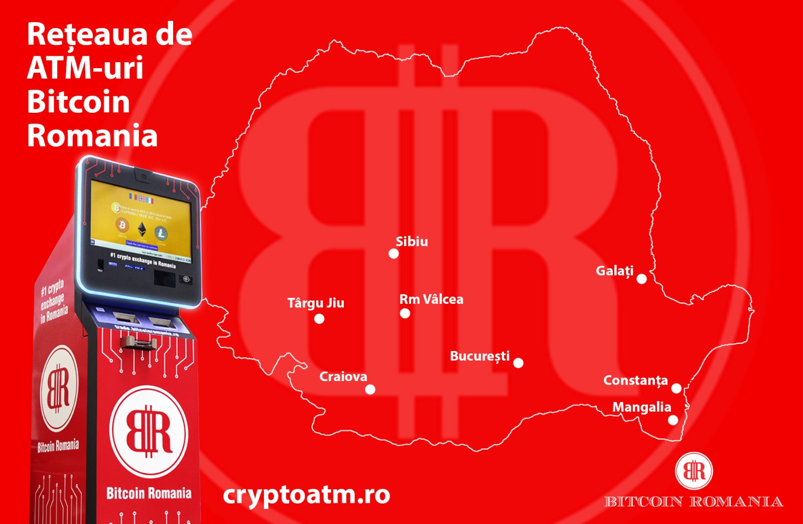 Bitcoin ATM machine in Bucharest at Bitcoin Romania - Robocoin Kiosk |