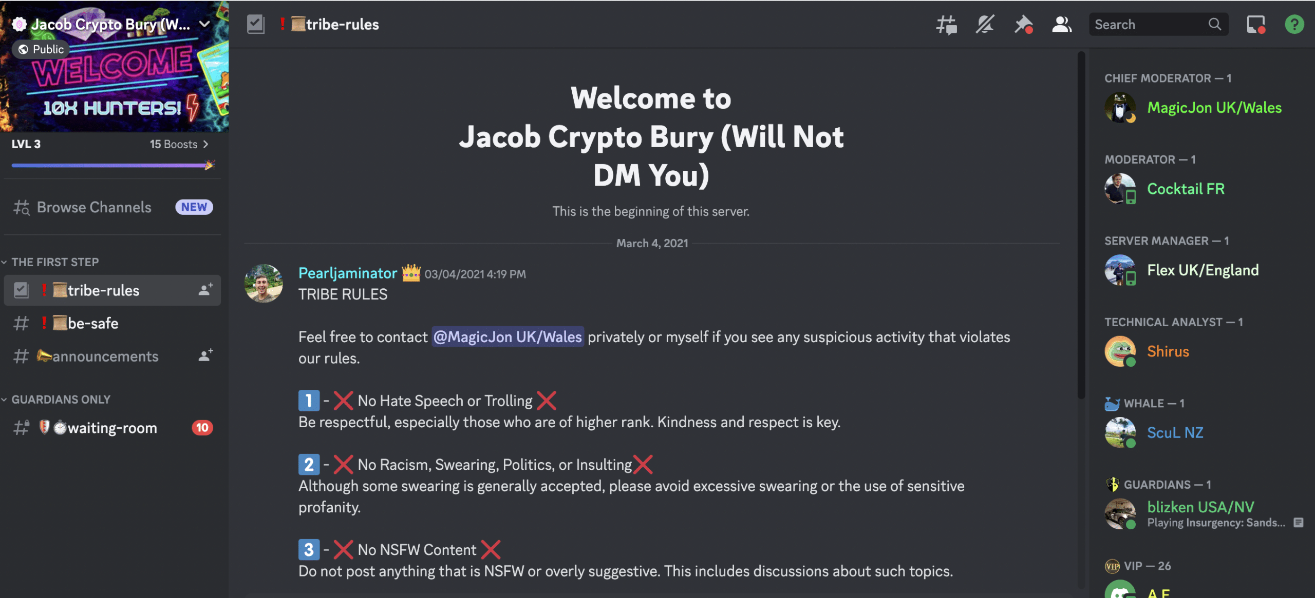 Because Bitcoin - Discord Servers