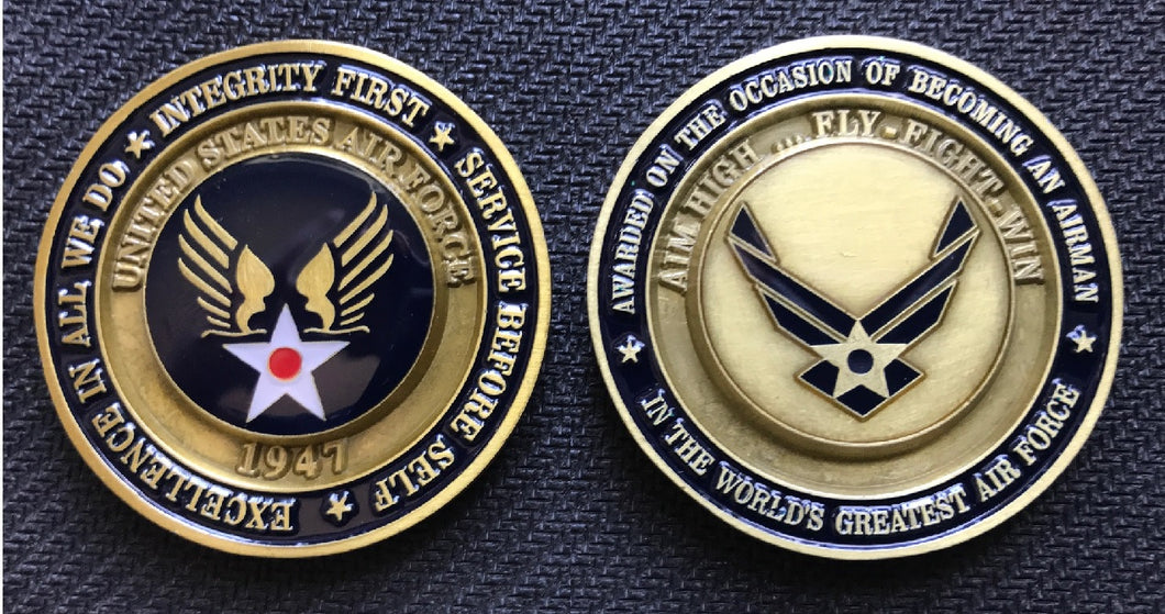 U.S. Air Force Core Values Coin | USAMM