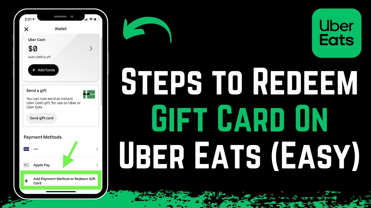 Redeem Your UberEats Gift Cards with Only 3 Steps