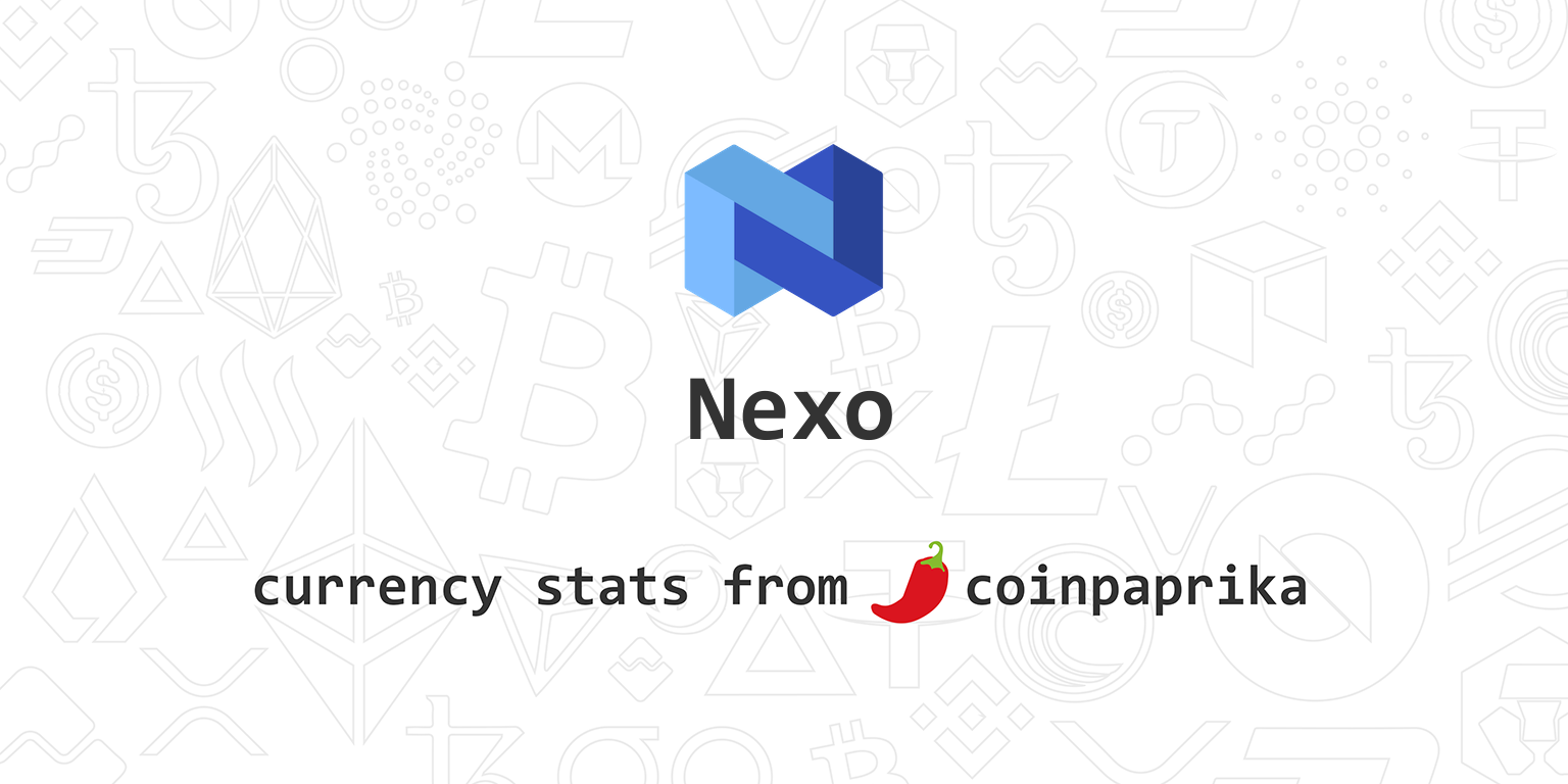 Calculate NEXO to INR live today (NEXO-INR) | CoinMarketCap