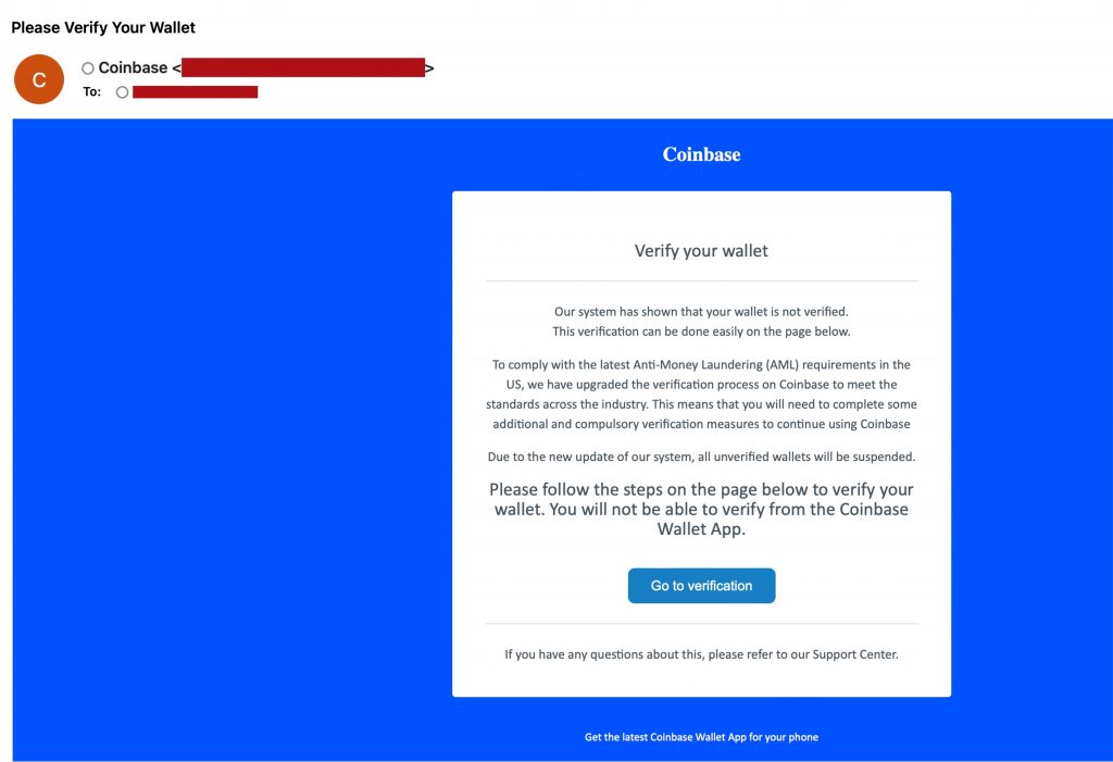How to Avoid Coinbase Email Verification Spam