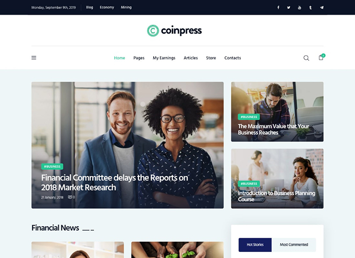 Best Cryptocurrency WordPress Themes