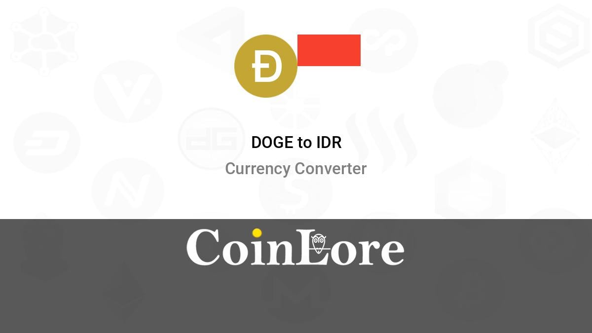 1 DOGE to IDR - Dogecoins to Indonesian Rupiahs Exchange Rate