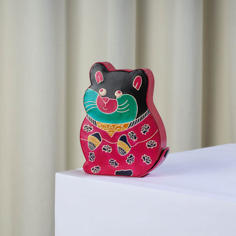 Red Cat Fair Trade Money Box - The Little Fair Trade Shop