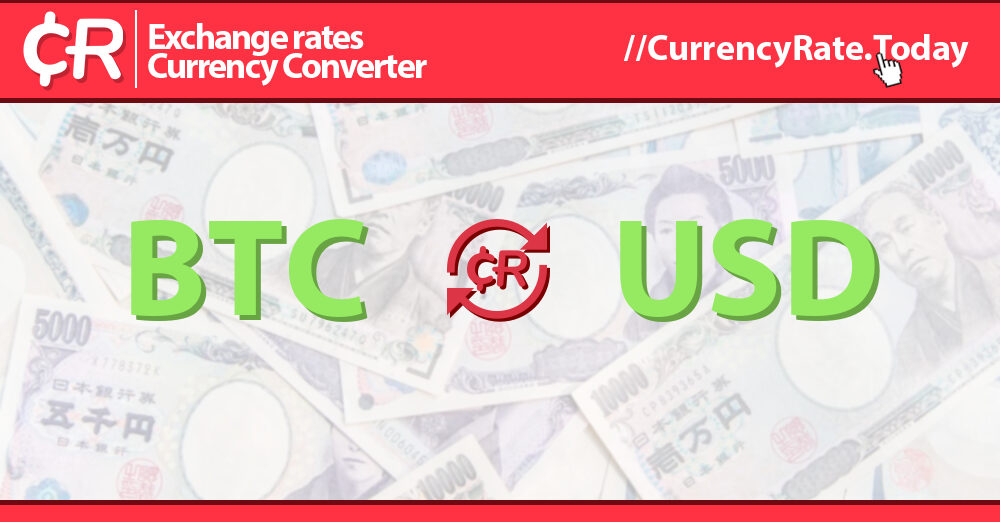 Bitcoin to US Dollar currency converter. BTC/USD calculator [Currency Matrix]