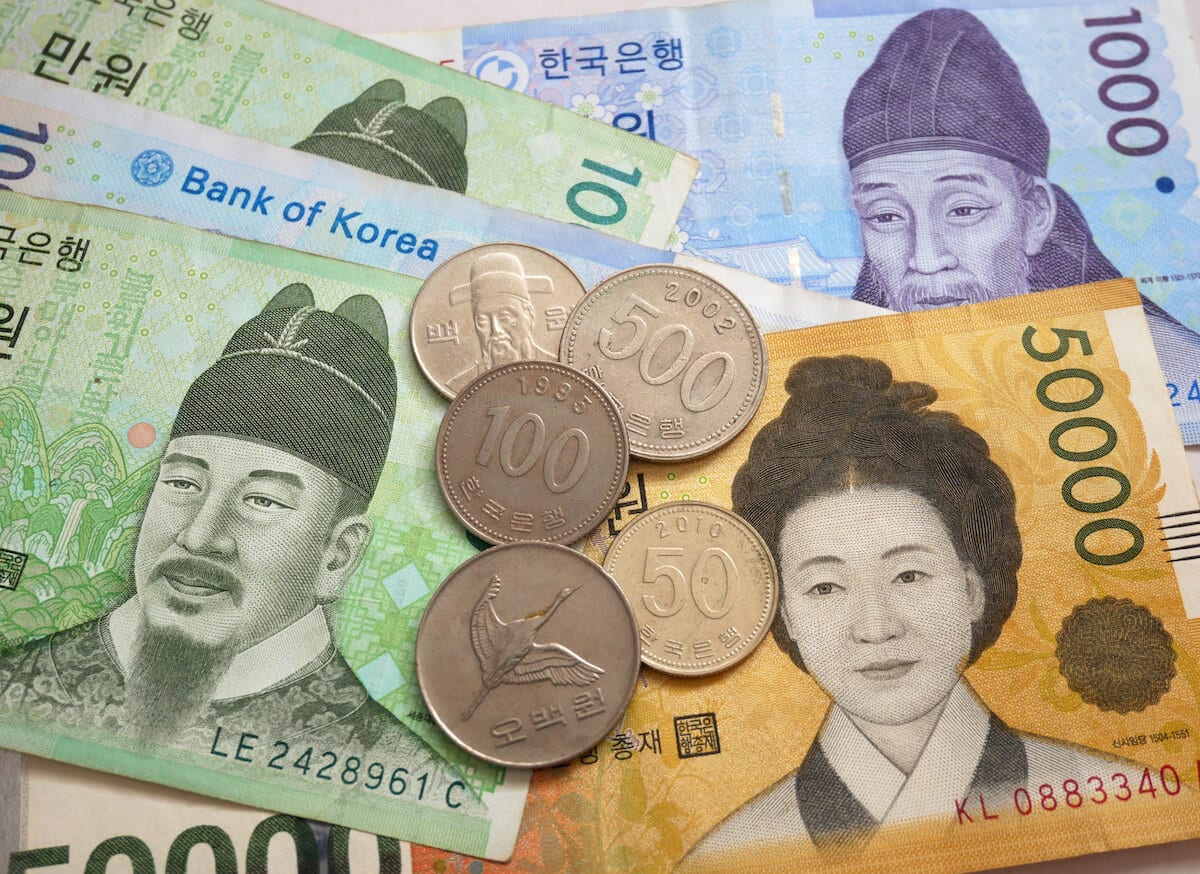 Korea Coins Photos, Images and Pictures