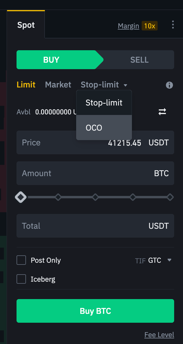 OCO order - please explain - Spot/Margin API - Binance Developer Community