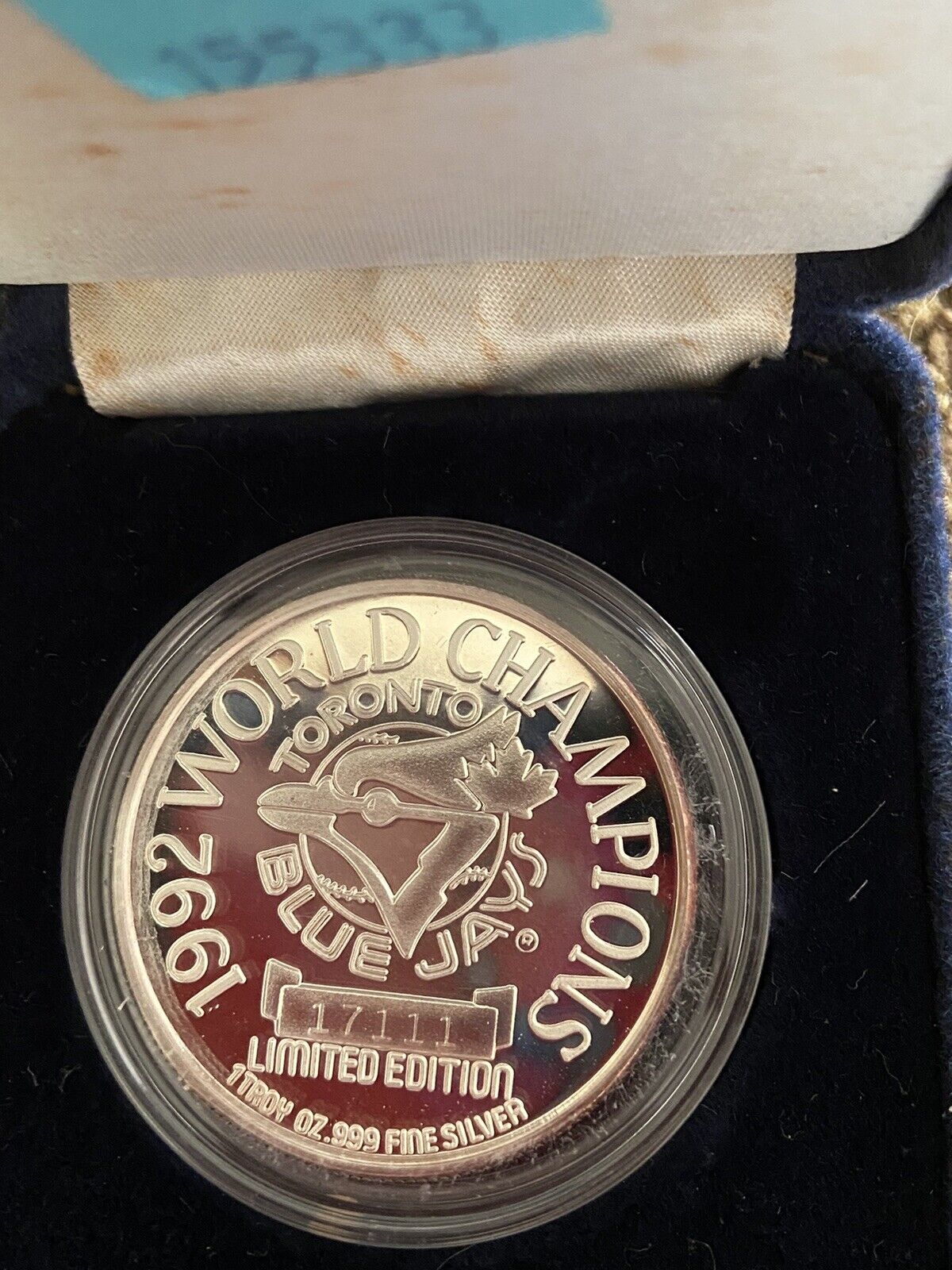 Toronto Blue Jays AL Champions Ltd Ed 71/99 1oz Gold Coin MLB Wor – Glory Days Sports