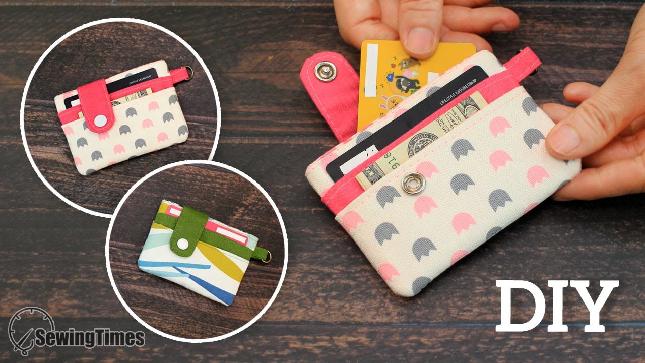 DIY Card Holder - Fabric Card Holder Tutorial | TREASURIE