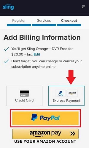 Sling TV PayPal support? — Knoji