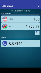 USD NAD Exchange Rate | USD to NAD | Dollar to Namibian dollar Conversion | IFCM Iran