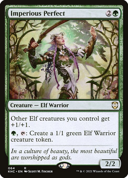 Elf Warrior // Soldier Double-sided Token - Starter Commander Decks - Magic: The Gathering