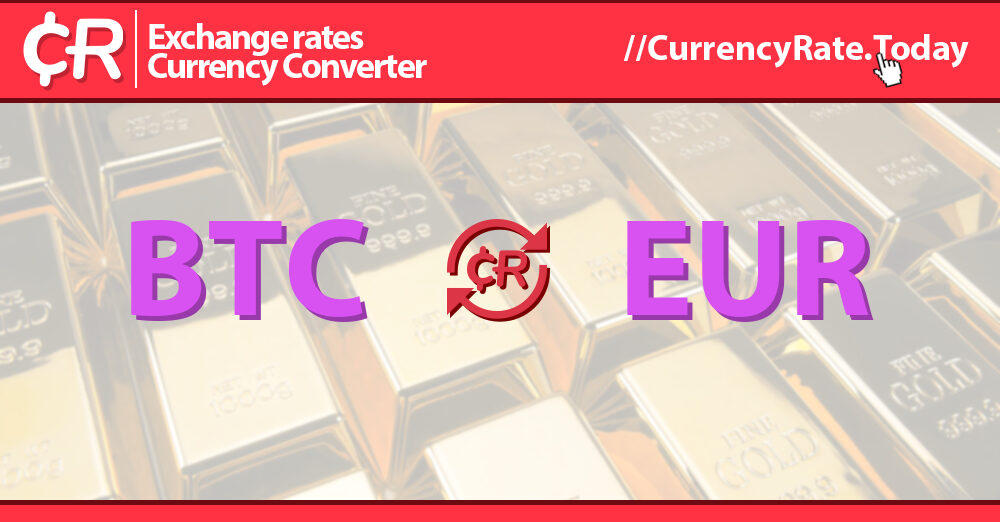 BTC to EUR → Bitcoin(BTC) to Euro(EUR)
