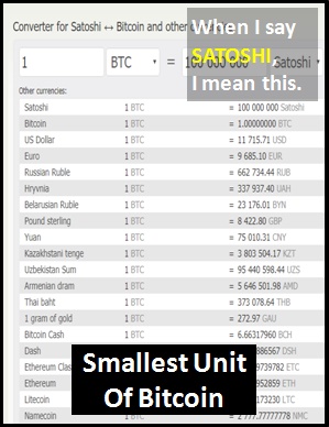 Satoshi (unit) - Bitcoin Wiki