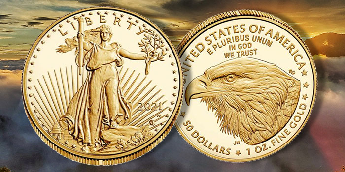 Buy 1 ounce Pure Gold coins Online - American Eagle | GOLD AVENUE