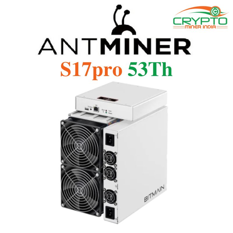 QIO TECH Bitmain Antminer S17 76TH ASIC Miner W Bitcoin India | Ubuy