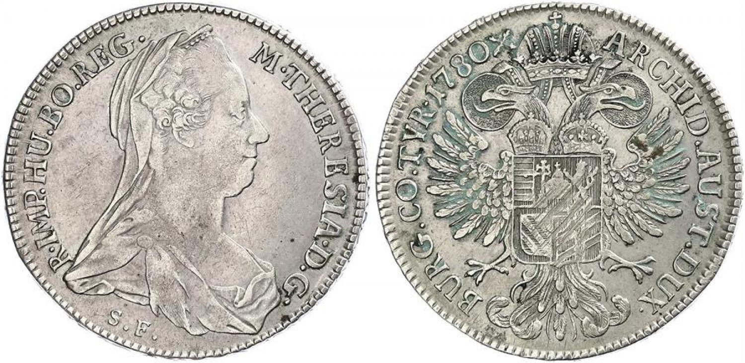 Austria Maria Theresa Silver Thaler (19th Century Restrike) in Capsule