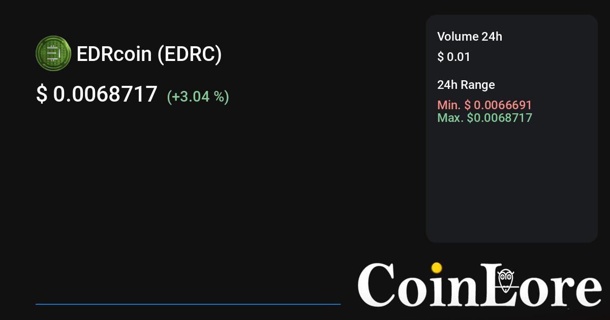 EDRCoin (EDRC) USD Historical Price Data | family-gadgets.ru