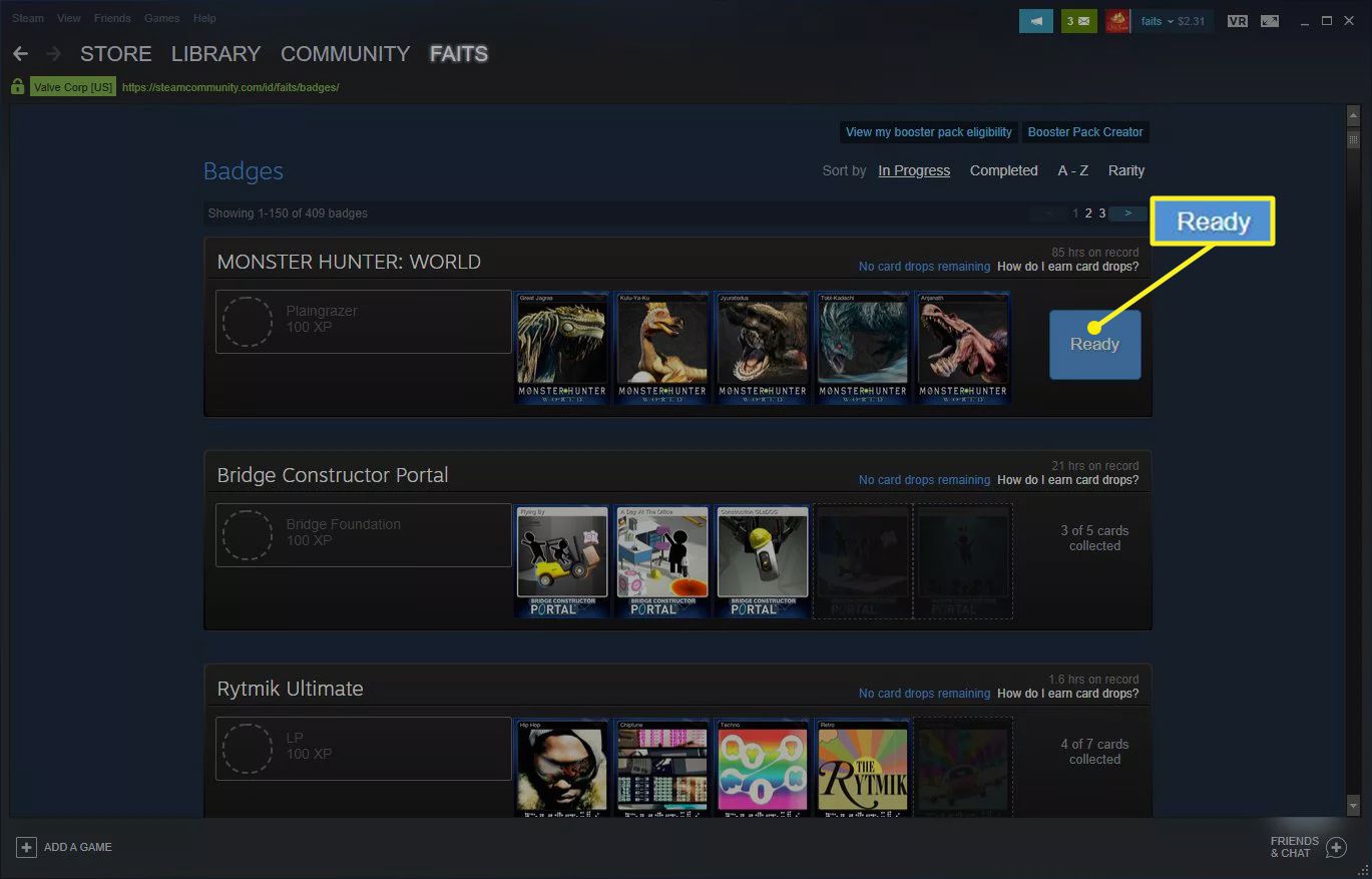 Steam Trading Cards that can no longer be bought/sold